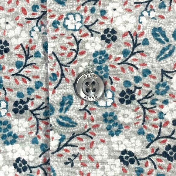 Perry Ellis Floral Button-Down Shirt Sz L - Picture 5 of 12